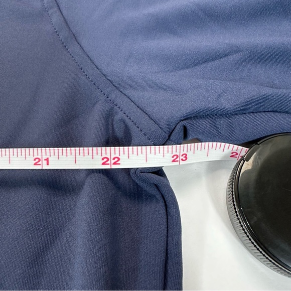 Peter Millar Performance Quarter-Zip Men’s Pullover Navy Blue ME0EK40 NWT - Picture 4 of 9